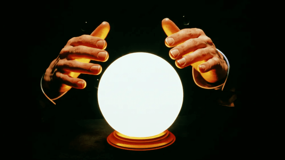 crystal ball predicting future